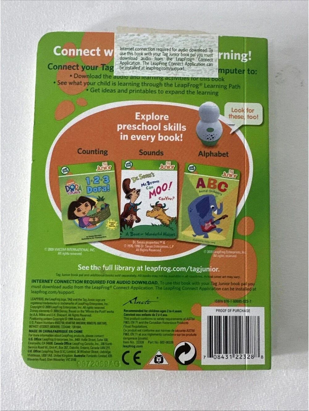 LeapFrog Tag Junior System Lot White Purple Reader 4 Books Bundle NEW SEALED